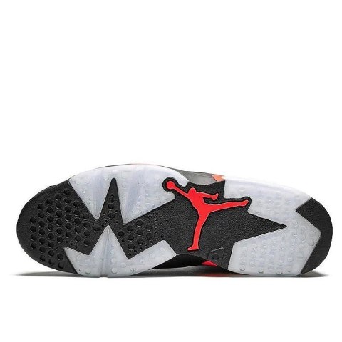 Buty NIKE Air Jordan 6 Retro Black Infrared - Czarne 384665-060