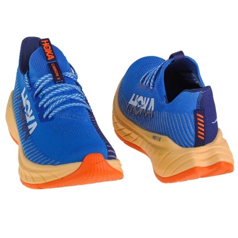 Hoka Carbon X 3 1123192-CSBB, niebiesko-pomarańczowe