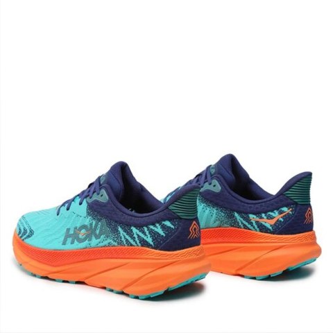 Hoka Challenger 7 M 1134497, niebiesko-pomarańczowe