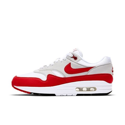 Nike Air Max 1 (87)- 908375-103, Biały Czerwony