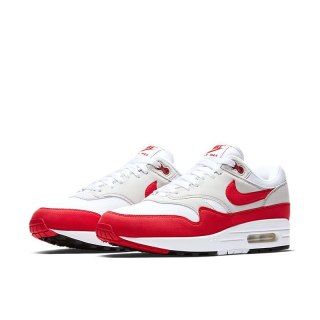 Nike Air Max 1 (87)- 908375-103, Biały Czerwony