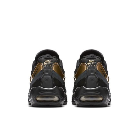 Nike Air Max 95 538416-007, Czarne ze Złotym Akcentem