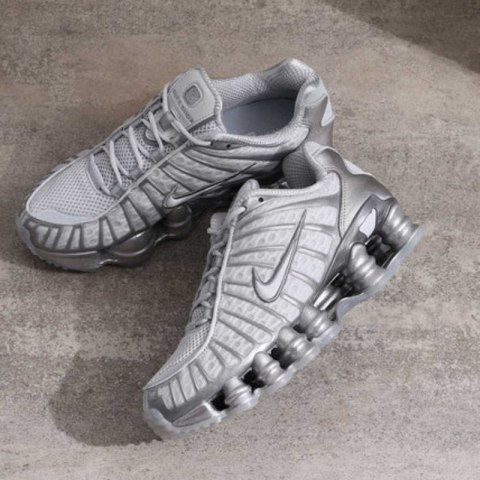 Nike Shox TL - AR3566-003, Srebrny