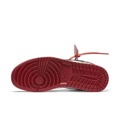 Off-White x Air Jordan 1 - AA3834-101, Czerwony