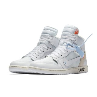 Off-White x Air Jordan 1 - AQ0818-100, Biały
