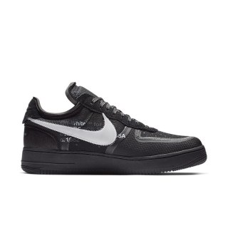 Off-White x Nike Air Force 1 - AO4606-001, Czarny
