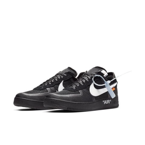 Off-White x Nike Air Force 1 - AO4606-001, Czarny