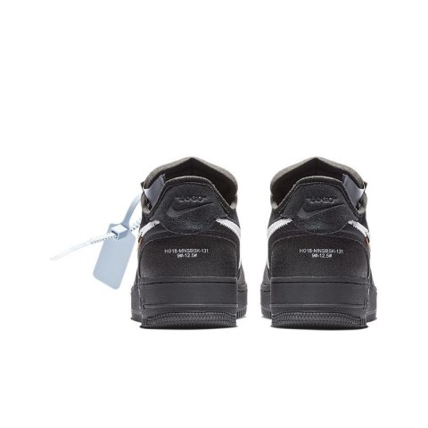 Off-White x Nike Air Force 1 - AO4606-001, Czarny