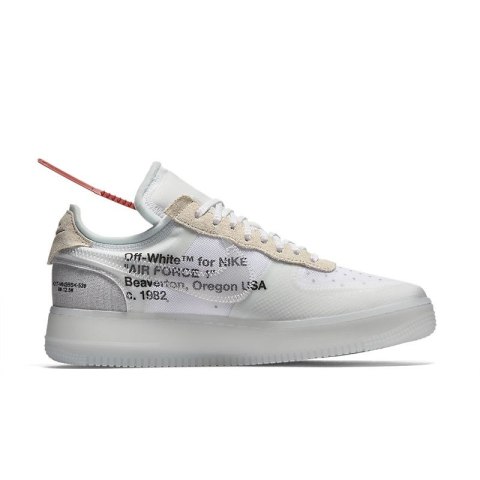 Off-White x Nike Air Force 1 - AO4606-100, Biały