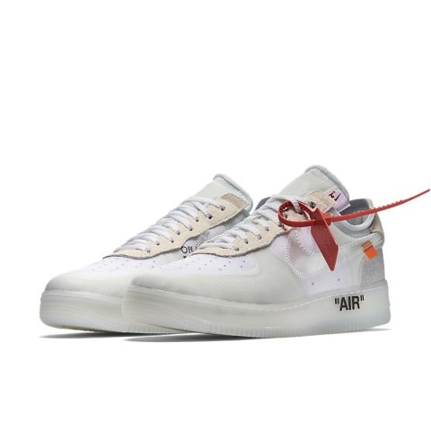 Off-White x Nike Air Force 1 - AO4606-100, Biały