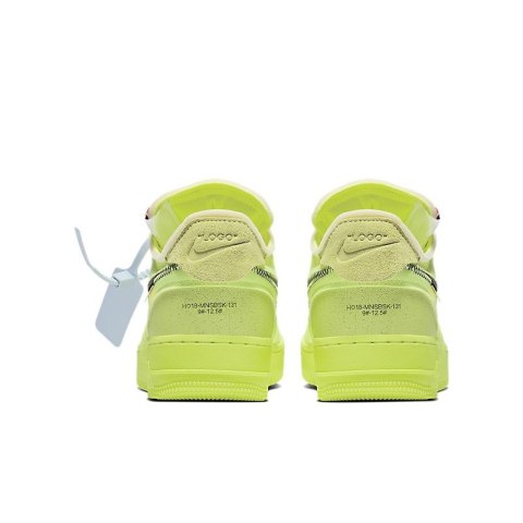 Off-White x Nike Air Force 1 - AO4606-700, Limonkowy