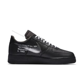 Off-White x Nike Air Force 1 - AV5210-001, Czarny