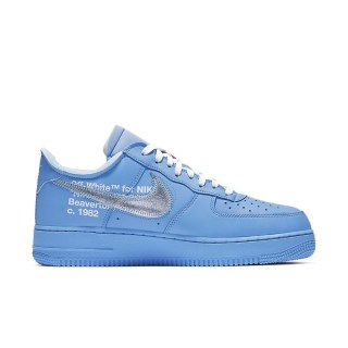 Off-White x Nike Air Force 1 - CI1173-400, Niebieski