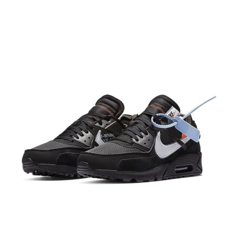 Off-White x Nike Air Max 90 - AA7293-001, Czarny