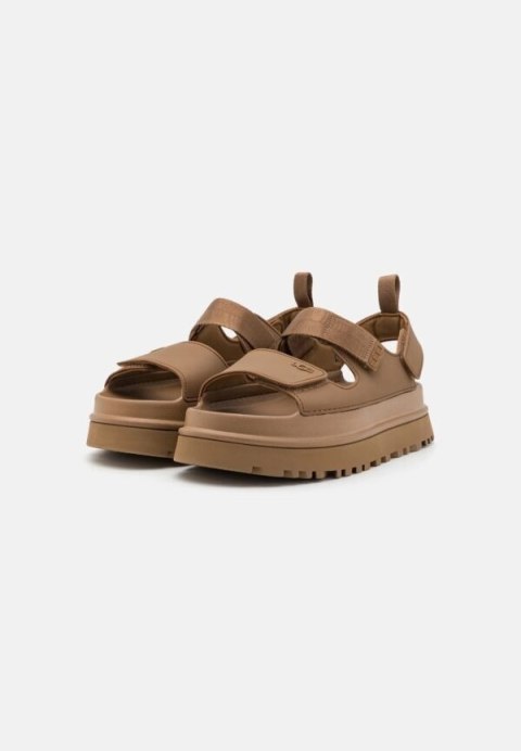 UGG GoldenGlow Sandal Brown 1167430-DND | Damskie sandały na platformie z pianki EVA