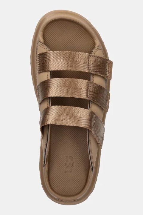 UGG GoldenGlow Slide Brown 1167430-DND | Damskie klapki na platformie z pianki EVA