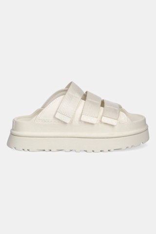 UGG GoldenGlow Slide White 1167430-JSM | Damskie klapki na platformie z pianki EVA