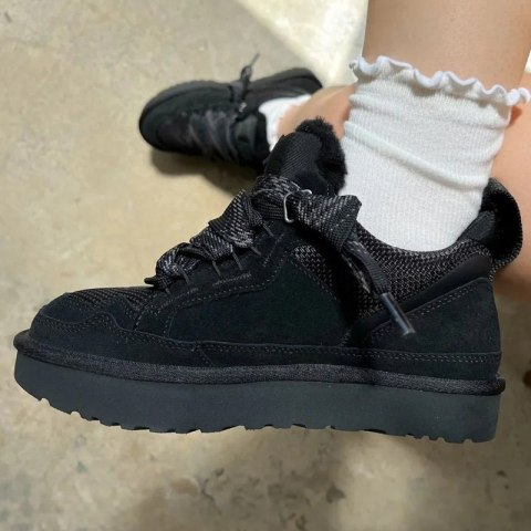 UGG Lowmel-1144032-BLK, Czarny
