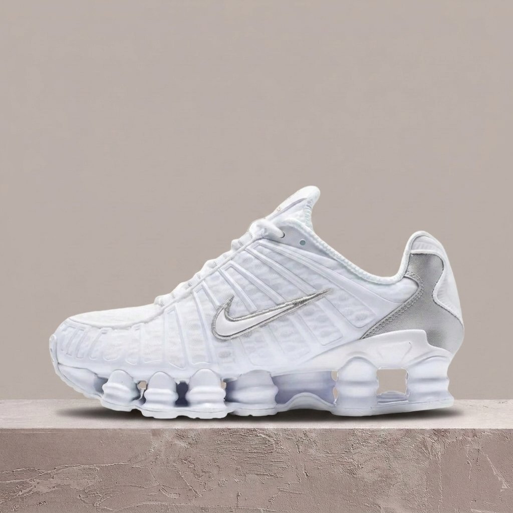 Buty sportowe Unisex NIKE Shox TL Biały, srebrny AR3566-100