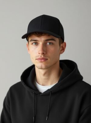 Snapback, czarny