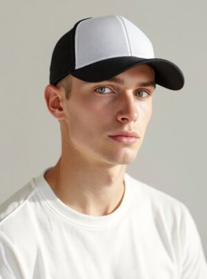 Trucker cap, czarno-biały